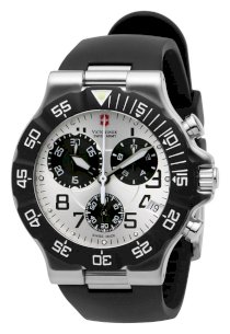 Victorinox Swiss Army Men's 24137 Victorinox Swiss Army Summit XLT Chrono Watch Silver Dial Watch