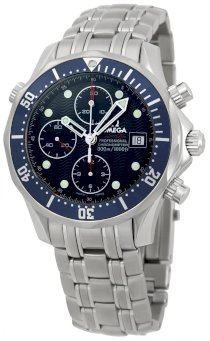 Omega Men's 2225.80 Seamaster Chronograph Dial Watch