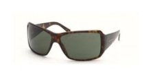 Prada SPR 09GS 2AU3O1 Havana Green Plastic SungLasses 