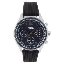 Fossil Women's CH2771 Silicone Analog with Black Dial Watch