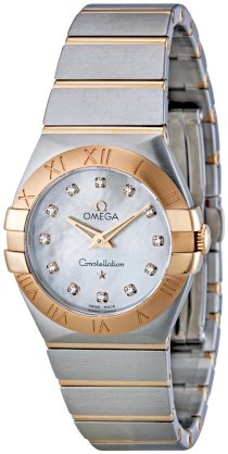 Omega Men's 123.20.27.60.55.001 Mother-Of-Pearl Dial Constellation Watch