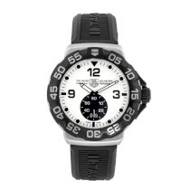 TAG Heuer Men's WAH1011.BT0717 Formula 1 Grande Date White Dial Watch