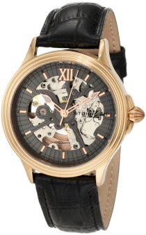 Stuhrling Original Men's 167.334569 Classic Automatic Skeleton Rosetone Watch