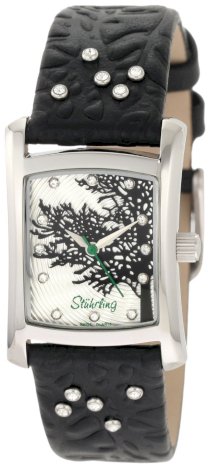 Stuhrling Original Women's 145G.1215B10 Nantucket Gatsby Swarovski Silver Dial Watch