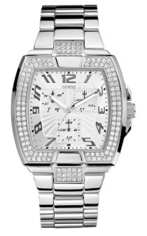 Đồng hồ Guess Women's W17512G1 Silver Stainless-Steel Quartz Watch with Silver Dial