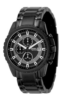 Đồng hồ Fossil Men's CH2473 Black Stainless Steel Bracelet Black Analog Dial Chronograph Watch
