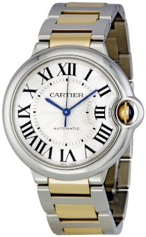 Cartier Men's W6920047 Ballon Bleu Steel and 18kt Gold Watch