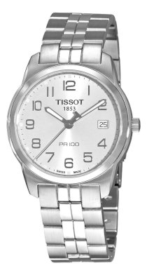Tissot Men's T0494101103201 PR 100 Silver Dial Bracelet Watch