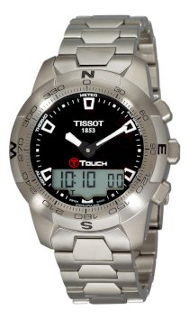 Tissot Men's T0474201105100 T-Touch II Black Digital Multi Function Watch