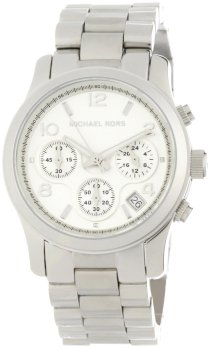 Michael Kors Watches Silver Chronograph Runway MK5353