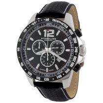 Stuhrling Original Men's 210A.33151 Concorso Chronograph Black Dial Watch