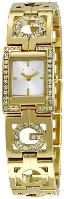 Đồng hồ Guess Women's W11115L1 Gold Case And Bracelet Silver Dial Watch