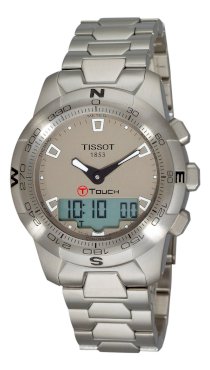Tissot Men's T0474201107100 T-Touch II Grey Digital Multi Function Watch