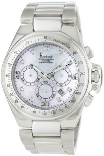 Freelook Men's HA5303M-9P Aquamarina Ii Stainless Steel Mother-Of-Pearl Dial Watch