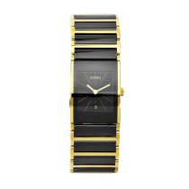 Rado Women's R20788162 Integral Black Dial Ceramic Bracelet Watch