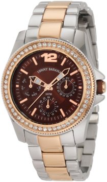 Tommy Bahama RELAX Women's RLX4007 Riveria Two-Tone Brown Dial Stones Watch