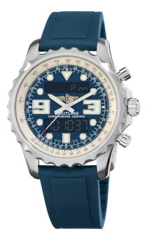 Breitling Men's A7836534/C823 R Professional Chronospace Blue Digital and Analog Display Dial Watch