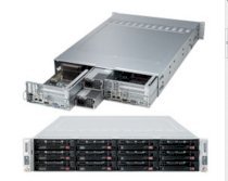 Server Supermicro SuperServer 6027TR-DTQRF (SYS-6027TR-DTQRF) E5-2648L (Intel Xeon E5-2648L 1.80GHz, RAM 2GB, 1280W, Không kèm ổ cứng)