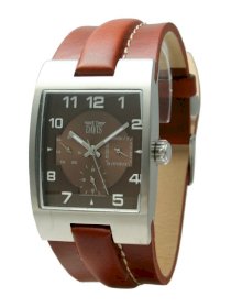 Davis Unisex Watch in White Steel, form Square, weight 100 grams