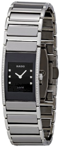 Rado Women's R20759752 Integral Black Dial Watch