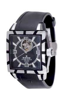Edox Men's 85007 357N NIN Open Heart Automatic Classe Royale Watch