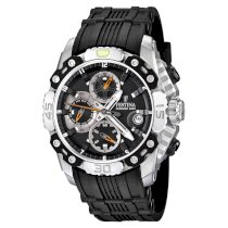 Festina Men's Bike 2011 Chronograph Watch F16543/4 with Rubber Strap and Black Dial