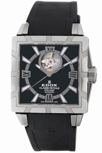 Edox Men's 85007 3 NIN Classe Royale Square Automatic Watch