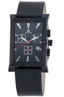 Danish Designs Men's IQ14Q755 Stainless Steel Black Ion Plated Watch