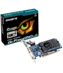GIGABYTE N210D3-1Gi (NVIDIA GeForce 210, 1 GB, GDDR3, 64-bit, PCI Express 2.0)