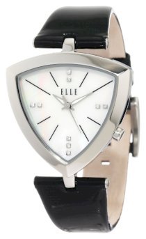 Elletime  Women's EL20017S05C Black Leather Watch