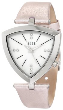 Elletime  Women's EL20017S04C Metallic Pink Leather Watch