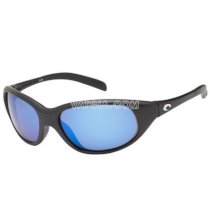 Costa Del Mar Sunglasses - Wave Killer / Frame: Matte Black Lens: Polarized Blue Mirror Wave 580 Glass