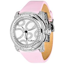 Glam Rock Women's GR80014 Special Edition Collection Diamond Accented Pink Techno Watch