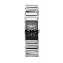 Rado Women's R20786159 Integral Black Dial Quartz Stainless Steel Watch