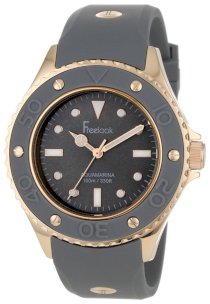 Freelook Men's HA9035RG-7 Aquajelly Grey with Rose Gold Watch
