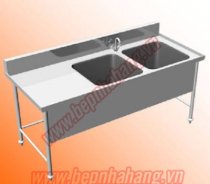 Chậu đôi Inox lệch phải C2IN1B