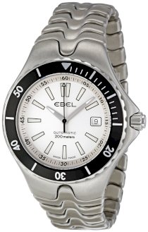 Ebel Men's 1215462 Sportwave Diver White Dial Watch