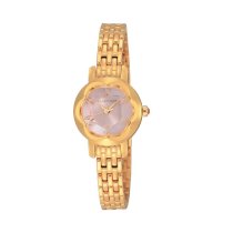 Jill Stuart Women's SILDA002 Ring Collection Gold-Tone Bracelet Watch