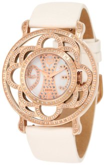 Brillier Women's 04-31424-06 Papillon Swiss-Quartz Mother-Of-Pearl Watch