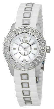 Christian Dior Women's CD112113R001 Christal Rubber Bracelet Watch