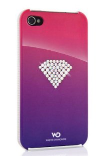 White Diamonds Rainbow iPhone 4S (Màu Đỏ, Tím)