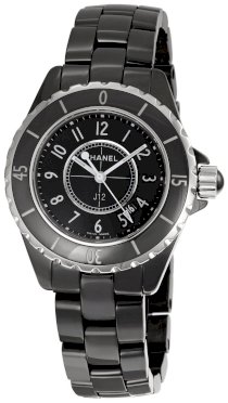 Chanel Women's H0682 J12 Black Dial Watch