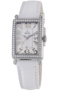 Gevril Women's 7249NL Mini Quartz Avenue of Americas White Diamond Watch