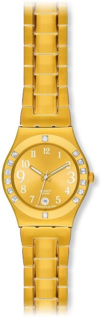 Swatch Women's YLG404G Fancy Me Gold Dial and Bracelet Watch