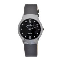 Skagen Women's 817SBLBC Quartz Ceramic Black Dial Watch