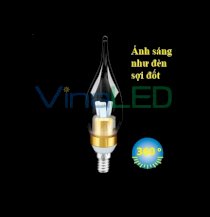 Đèn nến VinaLed CDF-3W-SL-CW