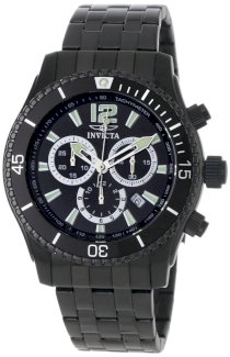 Invicta Men's 0624 Invicta II Chronograph Black Ion-Plated Stainless Steel Watch