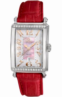 Gevril Women's 6208RT Glamour Automatic Pink Diamond Watch