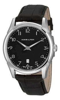 Hamilton Men's H38511733 Jazzmaster Thinline Black Dial Watch