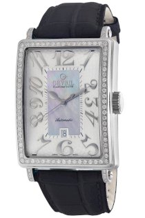 Gevril Women's 6207NL Glamour Automatic Blue Diamond Watch